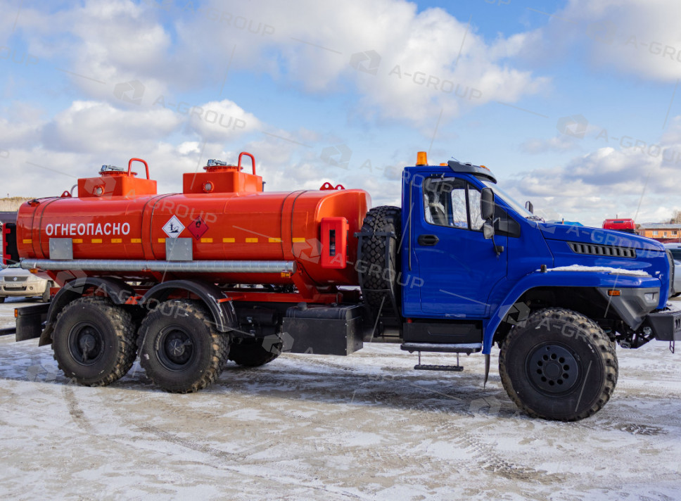 Автотопливозаправщик АТЗ-12/2 (2 секции) на шасси УРАЛ NEXT 4320-72