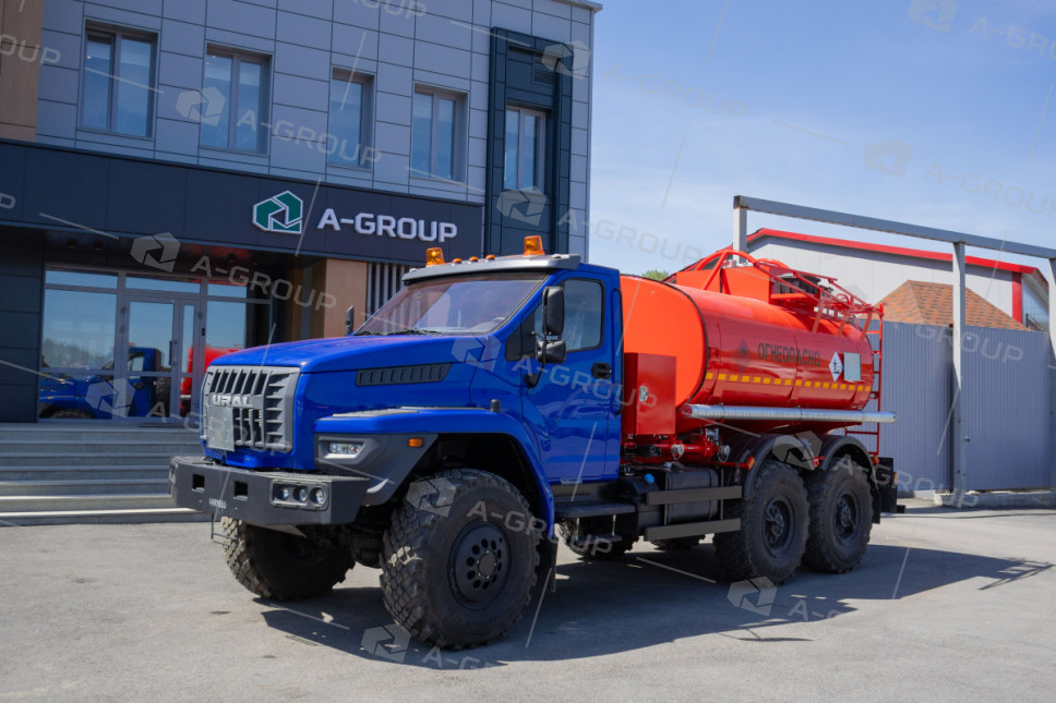 Автотопливозаправщик АТЗ-10 на шасси УРАЛ NEXT 5557-72