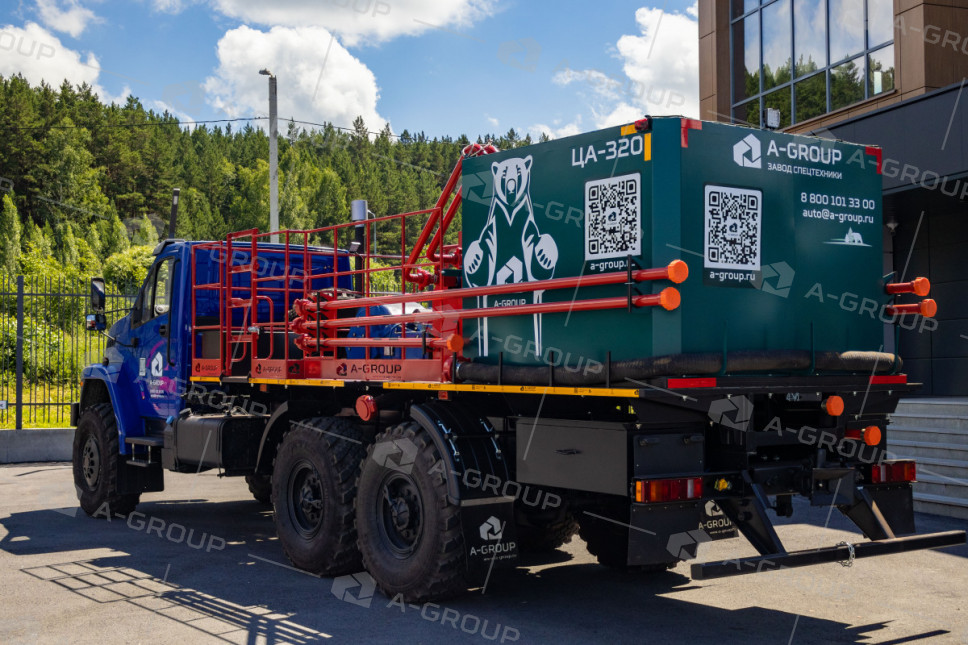 Цементировочный агрегат ЦА-320 на шасси Урал 4320-72