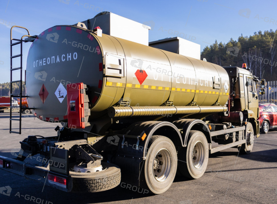 Автоцистерна нефтепромысловая АЦН-15 на шасси Камаз 65115 (2 секции)
