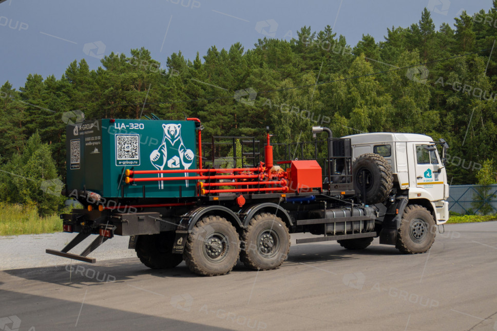 Цементировочный агрегат ЦА на шасси Камаз 43118-50 (плунжерный насос)
