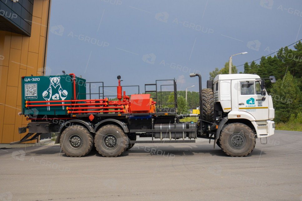 Цементировочный агрегат ЦА на шасси Камаз 43118-50 (плунжерный насос)