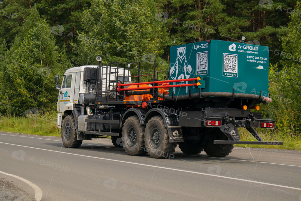 Цементировочный агрегат ЦА на шасси Камаз 43118-50 (плунжерный насос)
