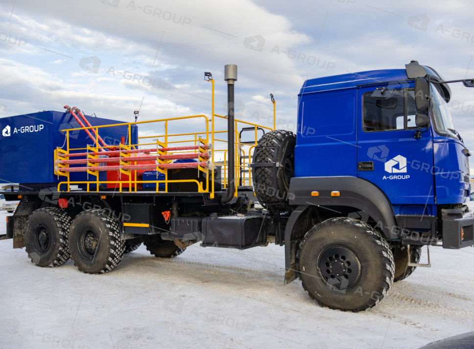 Цементировочный агрегат ЦА-320 на шасси Урал 4320-80