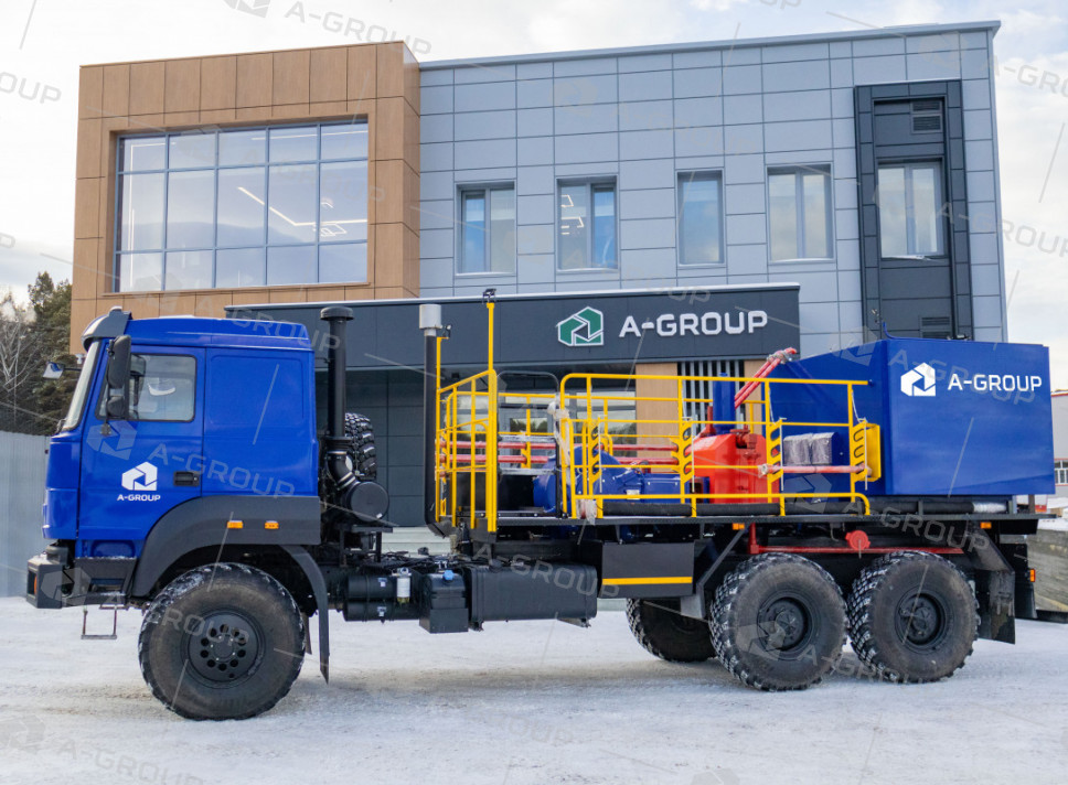 Цементировочный агрегат ЦА-320 на шасси Урал 4320-80