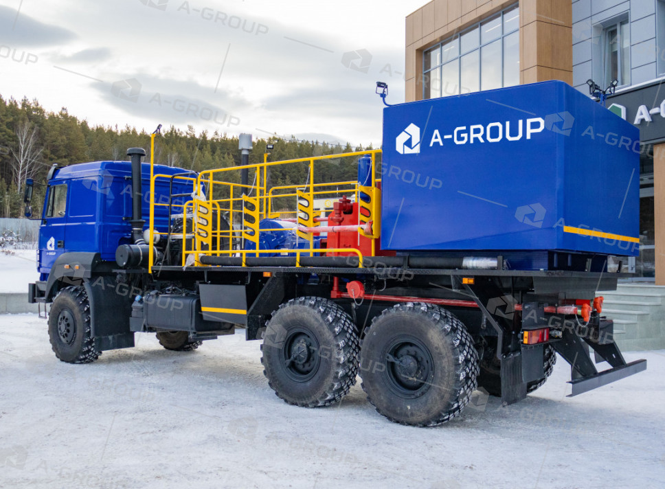 Цементировочный агрегат ЦА-320 на шасси Урал 4320-80