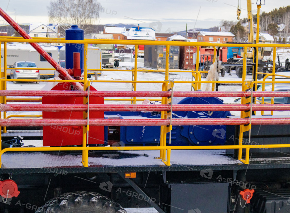 Цементировочный агрегат ЦА-320 на шасси Урал 4320-80