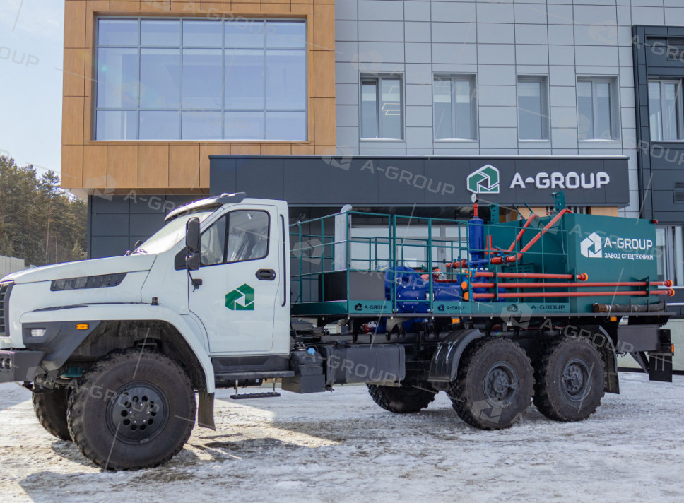 Цементировочный агрегат ЦА-320 на шасси Урал 4320-74
