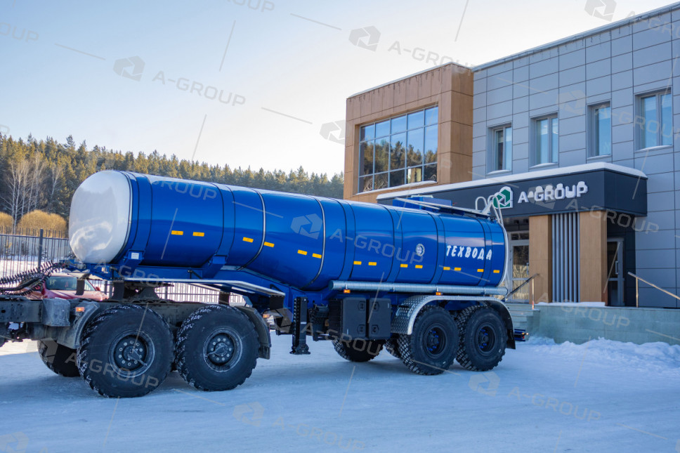 Полуприцеп-цистерна ППЦТ-20 для технической воды (техвода) с термоизоляцией