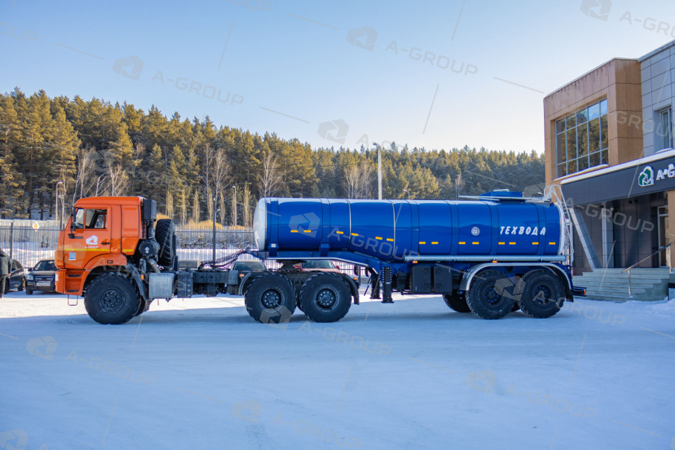Полуприцеп-цистерна ППЦТ-20 для технической воды (техвода) с термоизоляцией