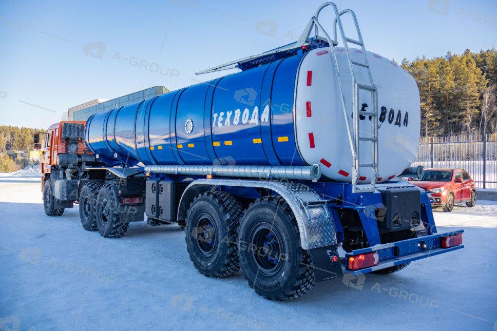 Полуприцеп-цистерна ППЦТ-20 для технической воды (техвода) с термоизоляцией