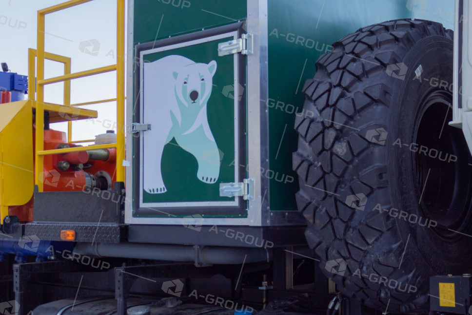 Цементировочный агрегат СИН-35 с парогенераторной установкой на шасси Камаз 43118-48