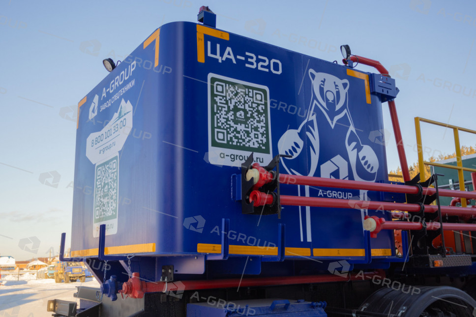 Цементировочный агрегат СИН-35 с парогенераторной установкой на шасси Камаз 43118-48