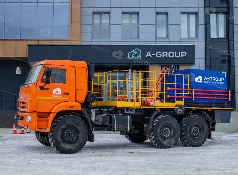 Цементировочный агрегат СИН-35 на шасси Камаз 43118-50 (спальное место)