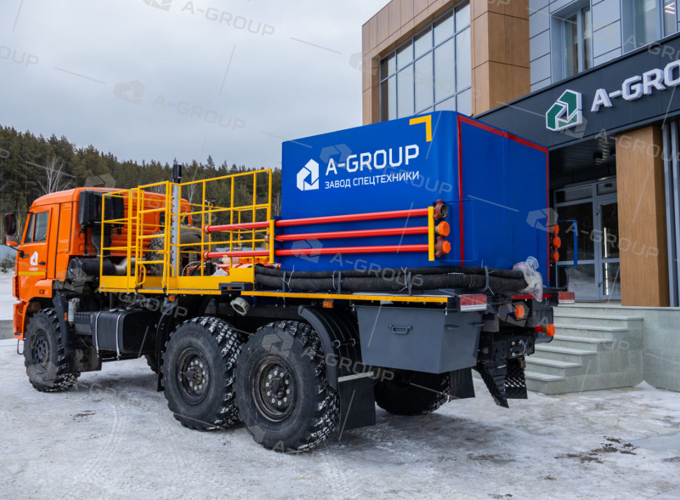 Цементировочный агрегат СИН-35 на шасси Камаз 43118-50 (спальное место)
