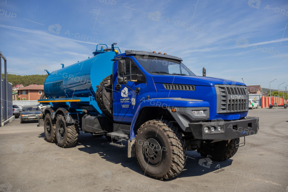 Автоцистерна вакуумная МВ-10 (термос) на шасси УРАЛ 4320-72