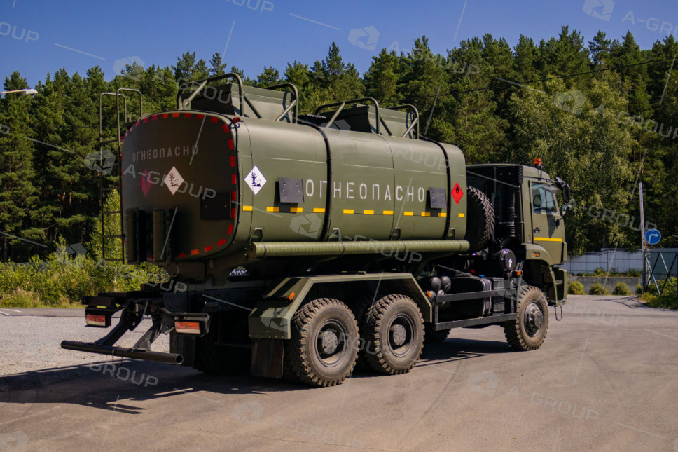 Автоцистерна нефтепромысловая АЦН-19 на шасси Камаз 65115 (2 секции)