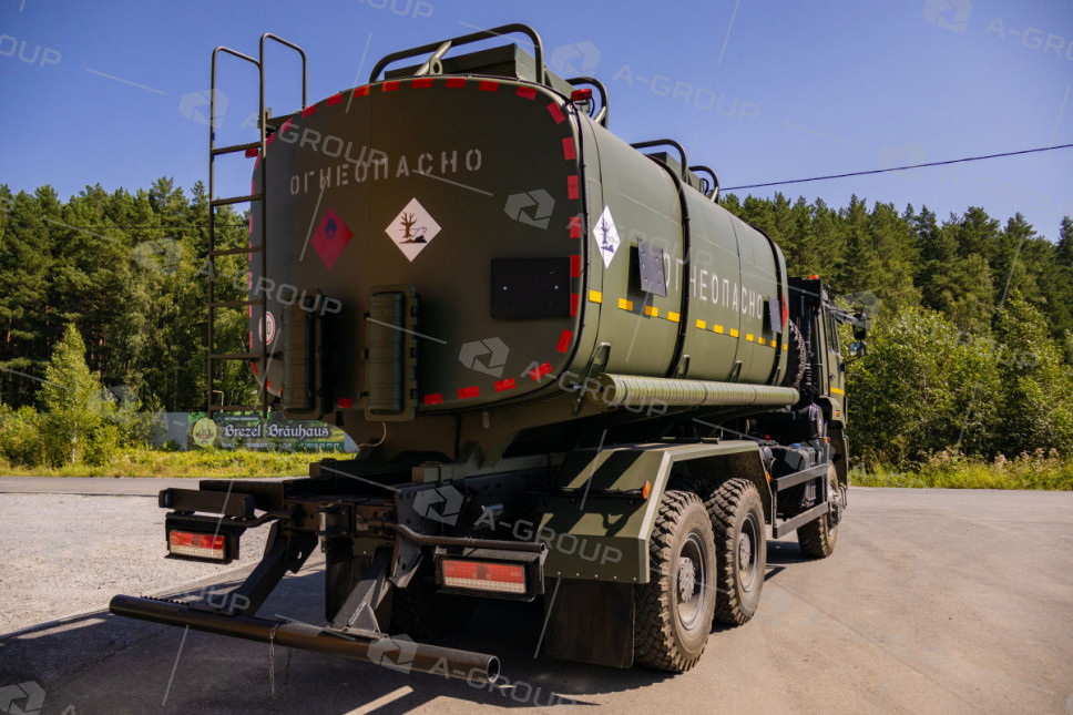 Автоцистерна нефтепромысловая АЦН-19 на шасси Камаз 65115 (2 секции)