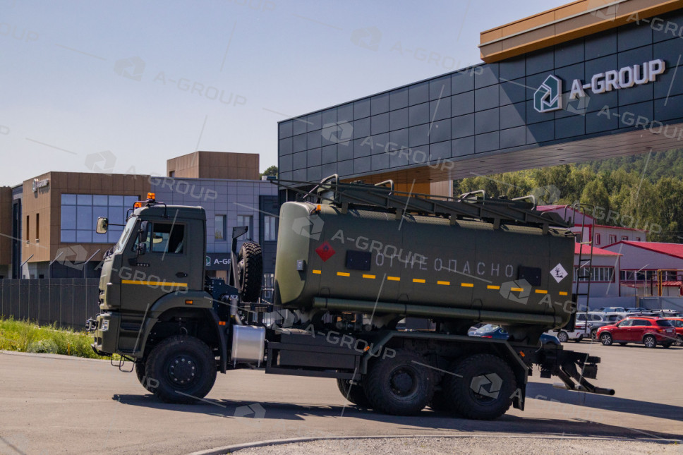 Автоцистерна нефтепромысловая АЦН-19 на шасси Камаз 65115 (2 секции)