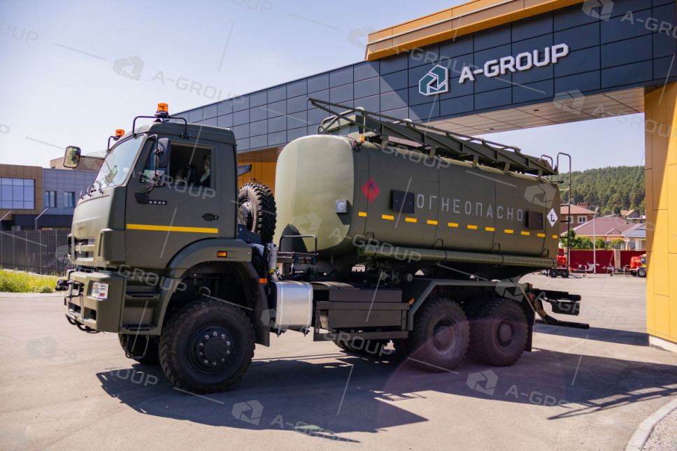 Автоцистерна нефтепромысловая АЦН-19 на шасси Камаз 65115 (2 секции)