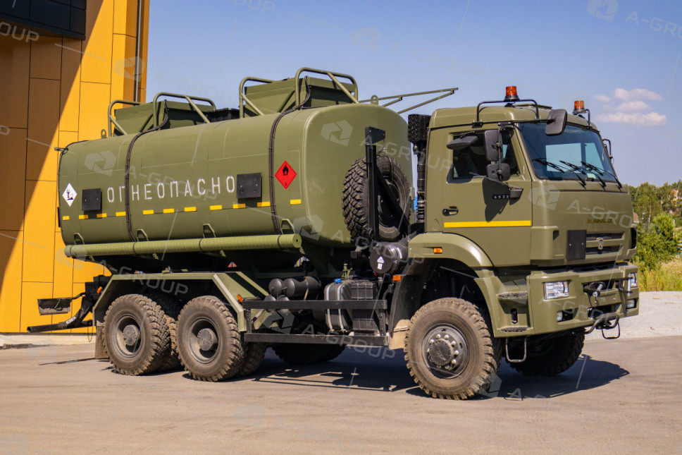 Автоцистерна нефтепромысловая АЦН-19 на шасси Камаз 65115 (2 секции)