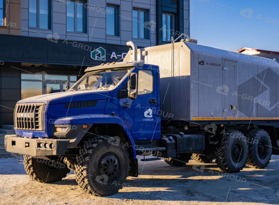 ППУА 1600/100 на шасси УРАЛ NEXT 4320-72 (насос 1,1 ПТ) 