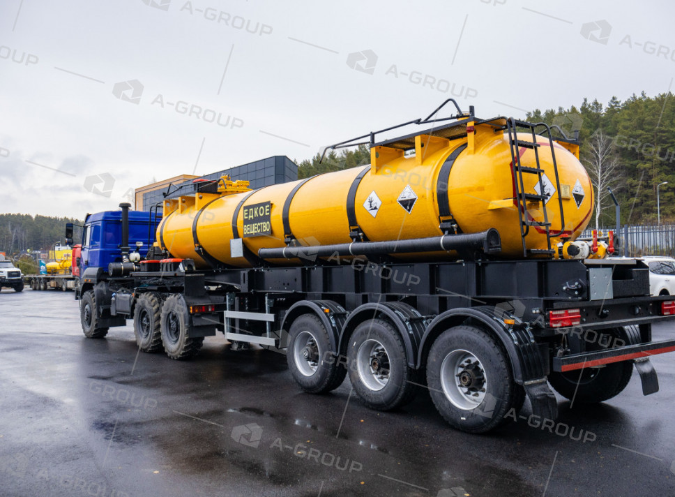 Полуприцеп-цистерна кислотовоз (ППЦК-20 со стеклопластиковой емкостью V=20 м3)