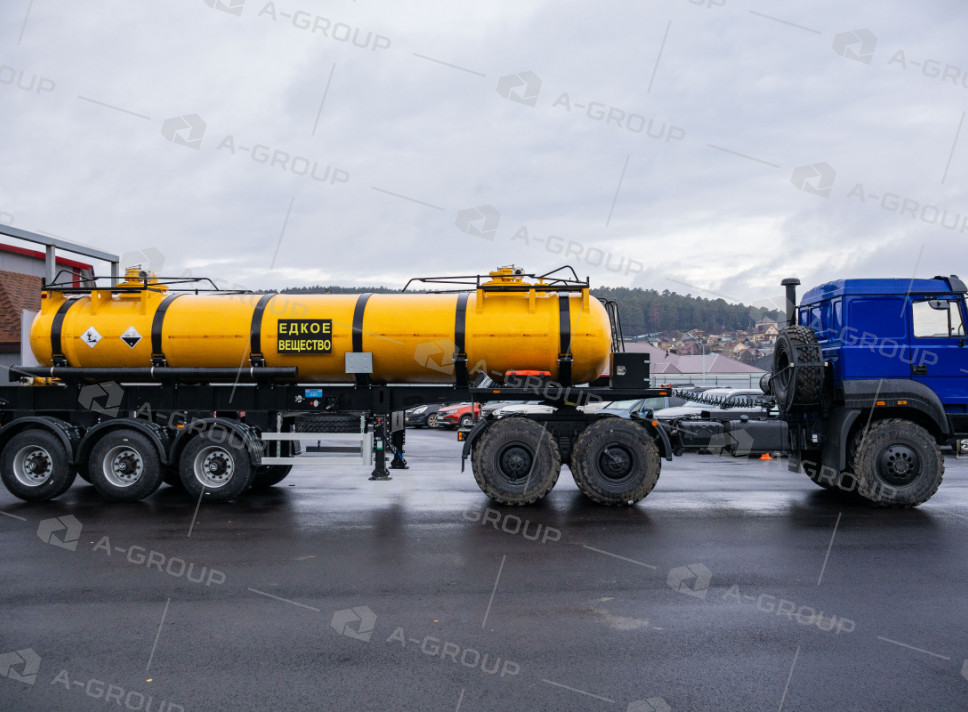 Полуприцеп-цистерна кислотовоз (ППЦК-20 со стеклопластиковой емкостью V=20 м3)