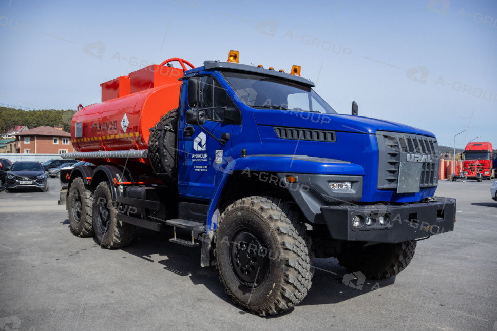 Автотопливозаправщик АТЗ-10/2 (2 секции) на шасси УРАЛ NEXT 5557-72