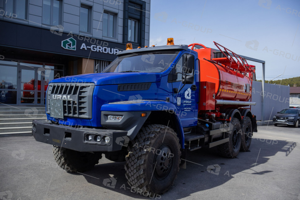 Автотопливозаправщик АТЗ-10/2 (2 секции) на шасси УРАЛ NEXT 5557-72