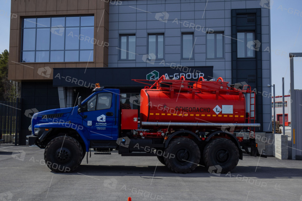 Автотопливозаправщик АТЗ-10/2 (2 секции) на шасси УРАЛ NEXT 5557-72