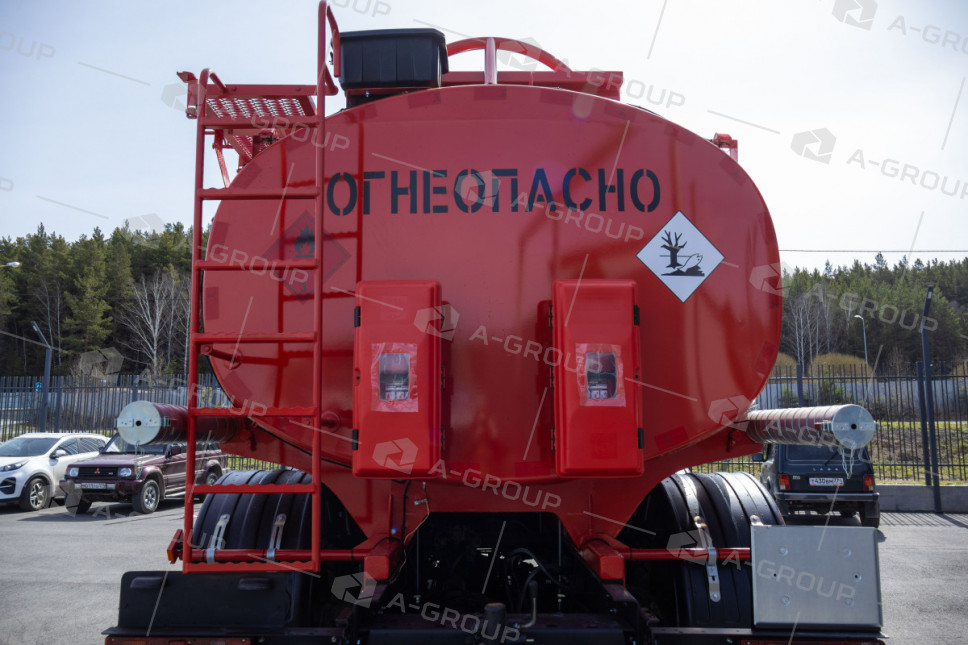 Автотопливозаправщик АТЗ-10/2 (2 секции) на шасси УРАЛ NEXT 5557-72