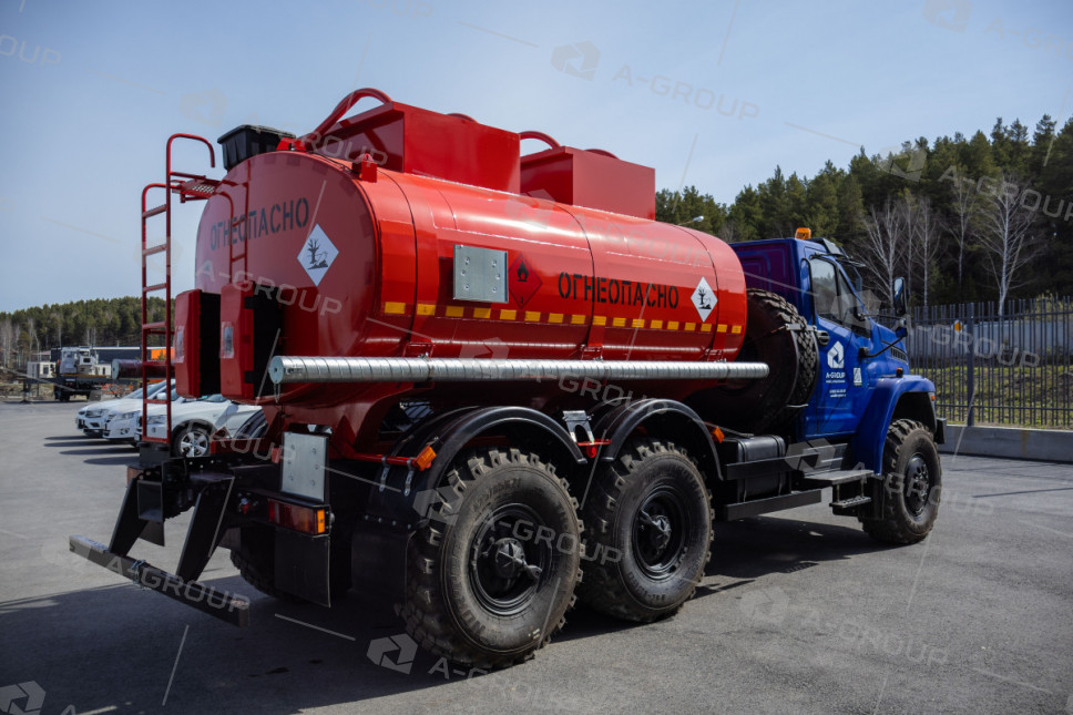 Автотопливозаправщик АТЗ-10/2 (2 секции) на шасси УРАЛ NEXT 5557-72