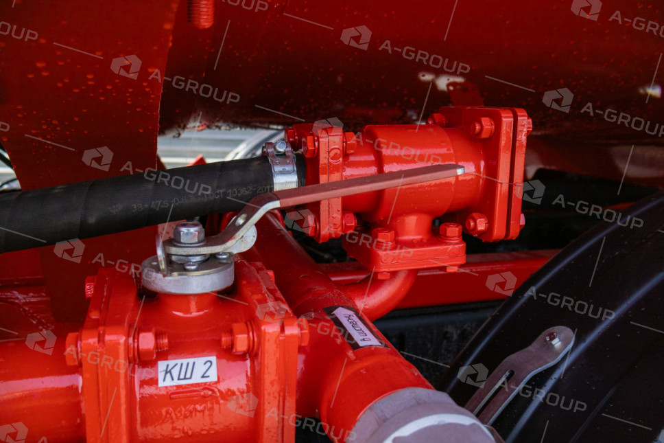 Автотопливозаправщик АТЗ-10/2 (2 секции) на шасси УРАЛ NEXT 5557-72