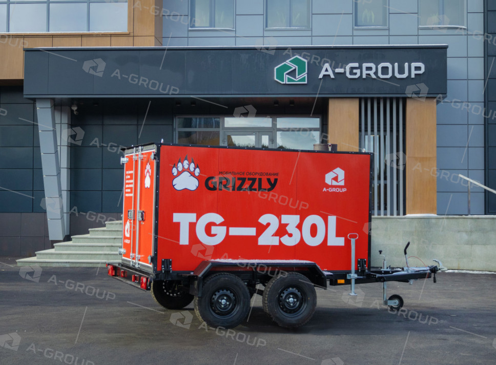 Теплогенератор непрямого нагрева на прицепе TG-230L