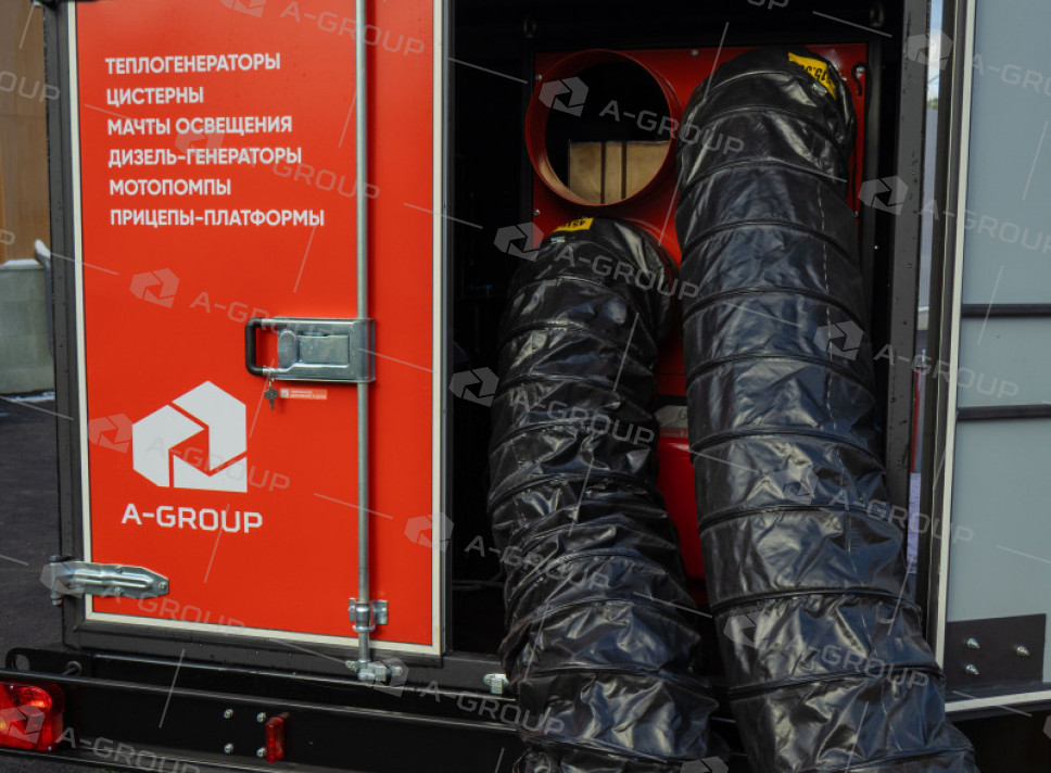 Теплогенератор непрямого нагрева на прицепе TG-230L (УМП-200)