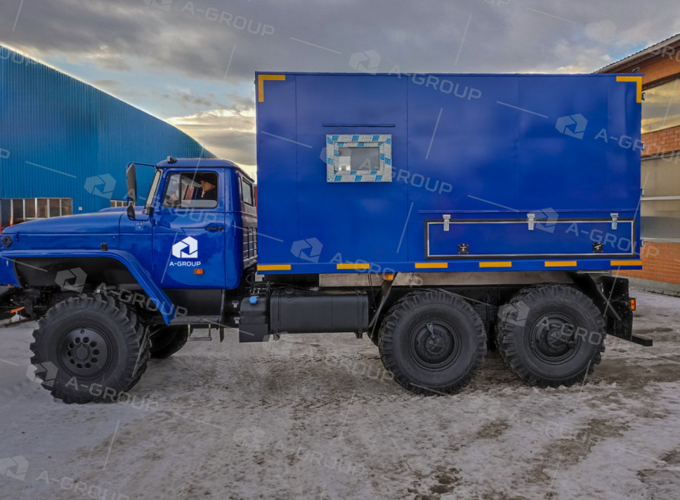 Агрегат исследования скважин АИС-1 на шасси УРАЛ 4320-60