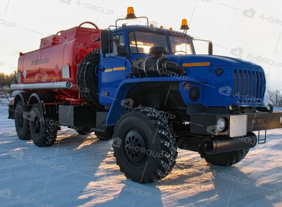 Автотопливозаправщик АТЗ-10 на шасси УРАЛ 4320-60
