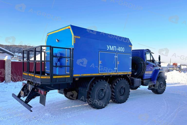 Универсальный моторный подогреватель УМП 400 на шасси Урал Некст 5557-72