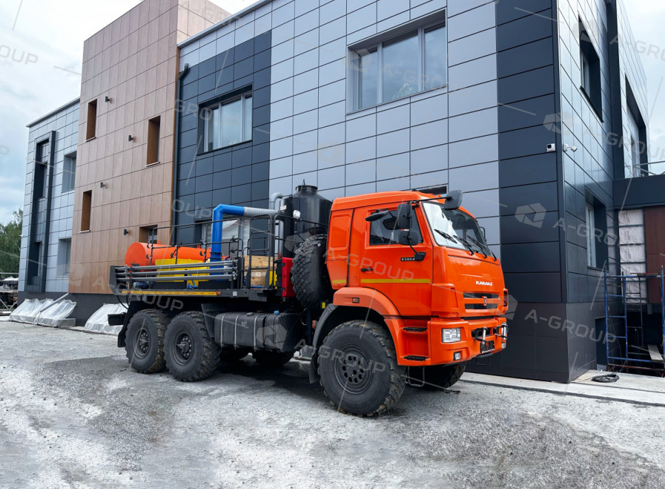Агрегат для депарафинизации скважин АДПМ 12/150 на шасси Камаз 5350-66