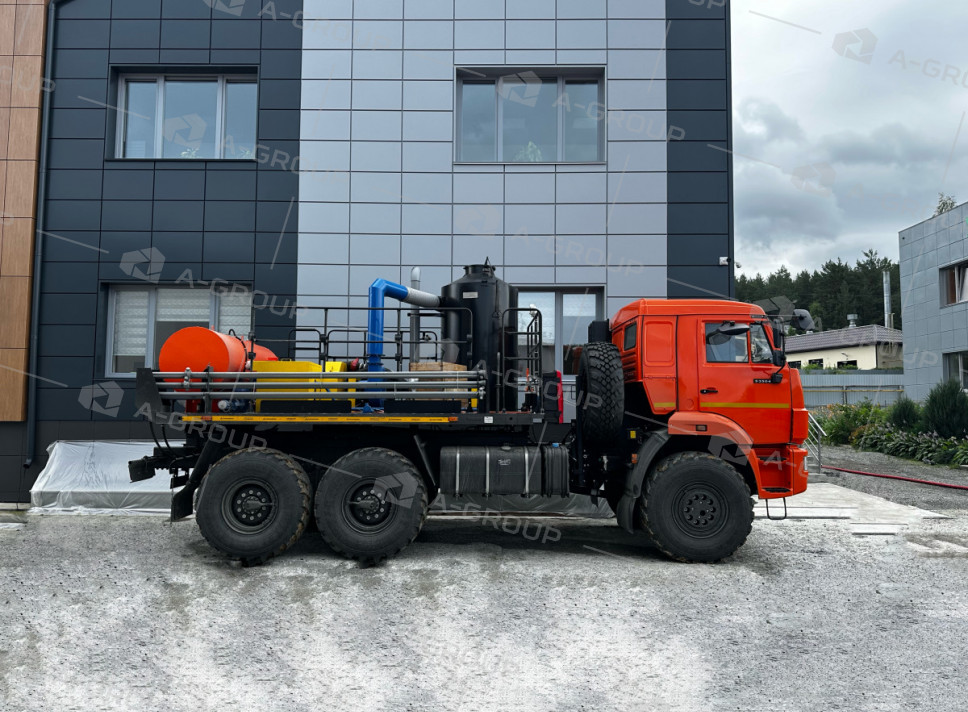 Агрегат для депарафинизации скважин АДПМ 12/150 на шасси Камаз 5350-66