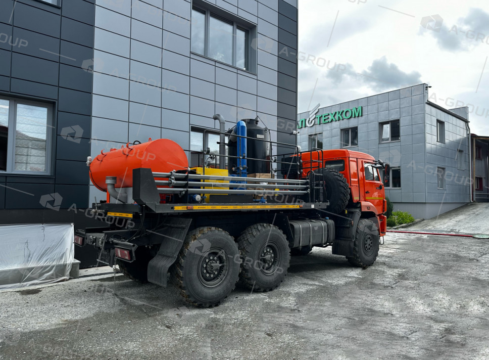 Агрегат для депарафинизации скважин АДПМ 12/150 на шасси Камаз 5350-66