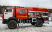 Автоцистерна пожарная АЦ 3,0-40 на шасси Камаз 43502 (4х4)