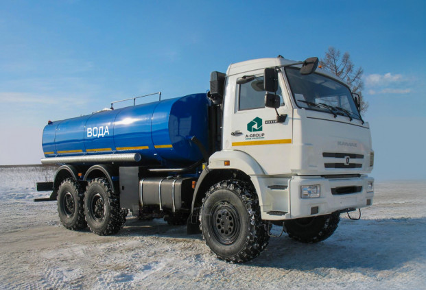 Автоцистерна техвода термос АЦВТ-10 на шасси Камаз 43118-50