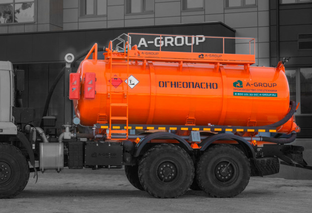 Навесное оборудование АКН-10 (КО-505, доп горловина, тех люк, подогрев слива) для шасси УРАЛ/КАМАЗ