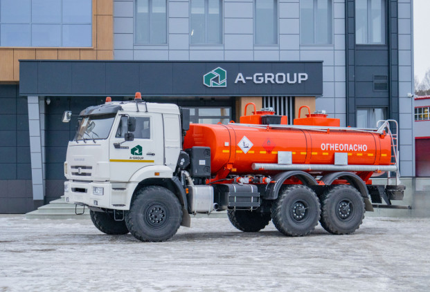 Автотопливозаправщик АТЗ-12/2 (2 секции) на шасси Камаз 43118-50