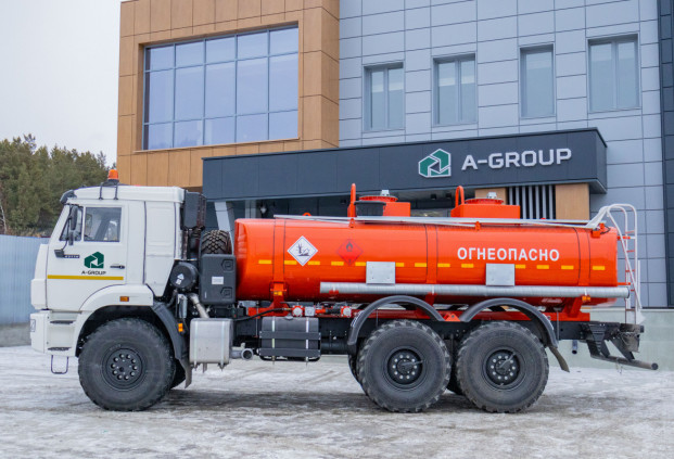 Бензовоз АЦ-12/2 (2 секции) на шасси Камаз 43118-50