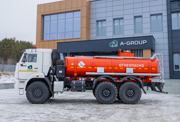 Бензовоз АЦ-12 на шасси Камаз 43118-48