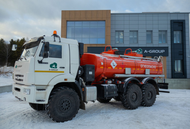 Автотопливозаправщик АТЗ-12/2 (2 секции) на шасси Камаз 43118-48