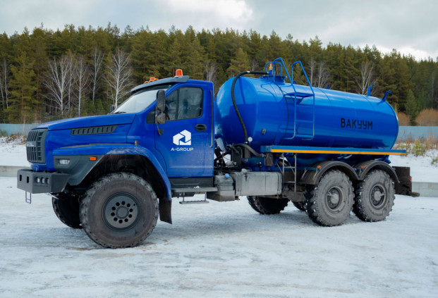 Автоцистерна вакуумная МВ-10 на шасси УРАЛ 4320-74